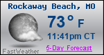 Weather Forecast for Rockaway Beach, MO