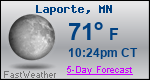 Weather Forecast for Laporte, MN