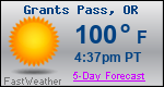 Weather Forecast for Grants Pass, OR