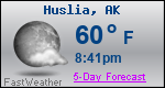 Weather Forecast for Huslia, AK