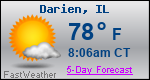 Weather Forecast for Darien, IL