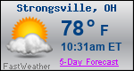 Weather Forecast for Strongsville, OH