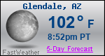 Weather Forecast for Glendale, AZ
