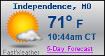 Weather Forecast for Independence, MO