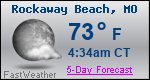 Weather Forecast for Rockaway Beach, MO