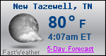 Weather Forecast for New Tazewell, TN