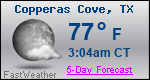 Weather Forecast for Copperas Cove, TX
