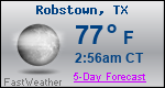 Weather Forecast for Robstown, TX