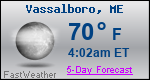Weather Forecast for Vassalboro, ME