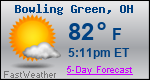 Weather Forecast for Bowling Green, OH