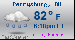Weather Forecast for Perrysburg, OH