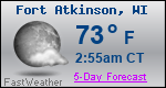 Weather Forecast for Fort Atkinson, WI