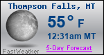 Weather Forecast for Thompson Falls, MT