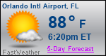 Weather Forecast for Orlando International Airport, FL