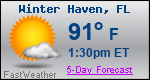 Weather Forecast for Winter Haven, FL