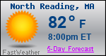 Weather Forecast for North Reading, MA
