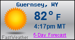 Weather Forecast for Guernsey, WY