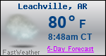 Weather Forecast for Leachville, AR