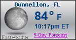Weather Forecast for Dunnellon, FL