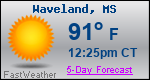 Weather Forecast for Waveland, MS