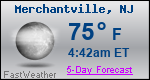 Weather Forecast for Merchantville, NJ