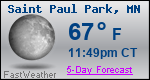 Weather Forecast for Saint Paul Park, MN