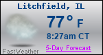 Weather Forecast for Litchfield, IL