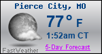 Weather Forecast for Pierce City, MO