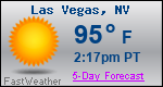 Weather Forecast for Las Vegas, NV