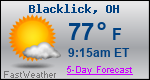 Weather Forecast for Blacklick, OH