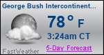 Weather Forecast for George Bush Intercontinental/Houston Airport, TX
