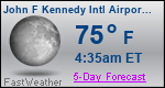 Weather Forecast for John F Kennedy International Airport, NY