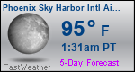 Weather Forecast for Phoenix Sky Harbor International Airport, AZ