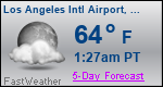 Weather Forecast for Los Angeles International Airport, CA