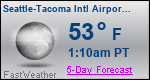 Weather Forecast for Seattle-Tacoma International Airport, WA