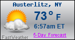 Weather Forecast for Austerlitz, NY