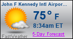 Weather Forecast for John F Kennedy International Airport, NY