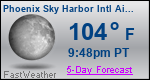 Weather Forecast for Phoenix Sky Harbor International Airport, AZ