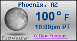 Weather Forecast for Phoenix, AZ