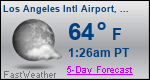 Weather Forecast for Los Angeles International Airport, CA