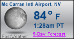Weather Forecast for Mc Carran International Airport, NV