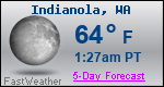Weather Forecast for Indianola, WA