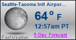 Weather Forecast for Seattle-Tacoma International Airport, WA