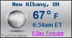 Weather Forecast for New Albany, OH