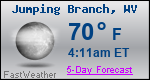 Weather Forecast for Jumping Branch, WV