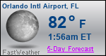 Weather Forecast for Orlando International Airport, FL