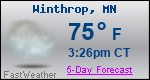 Weather Forecast for Winthrop, MN