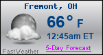 Weather Forecast for Fremont, OH