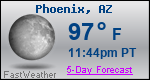 Weather Forecast for Phoenix, AZ