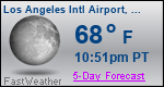 Weather Forecast for Los Angeles International Airport, CA
